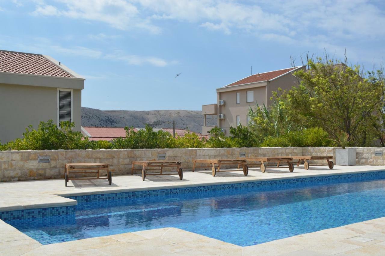 Villa Antea - Modern House With Pool Pag Town Kültér fotó